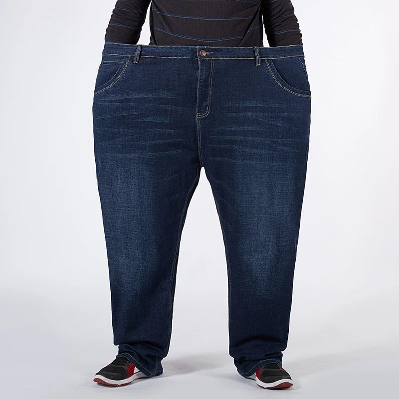 Biggest Size - Premium Stretch Straight-Leg Jeans for Men-HighTouch