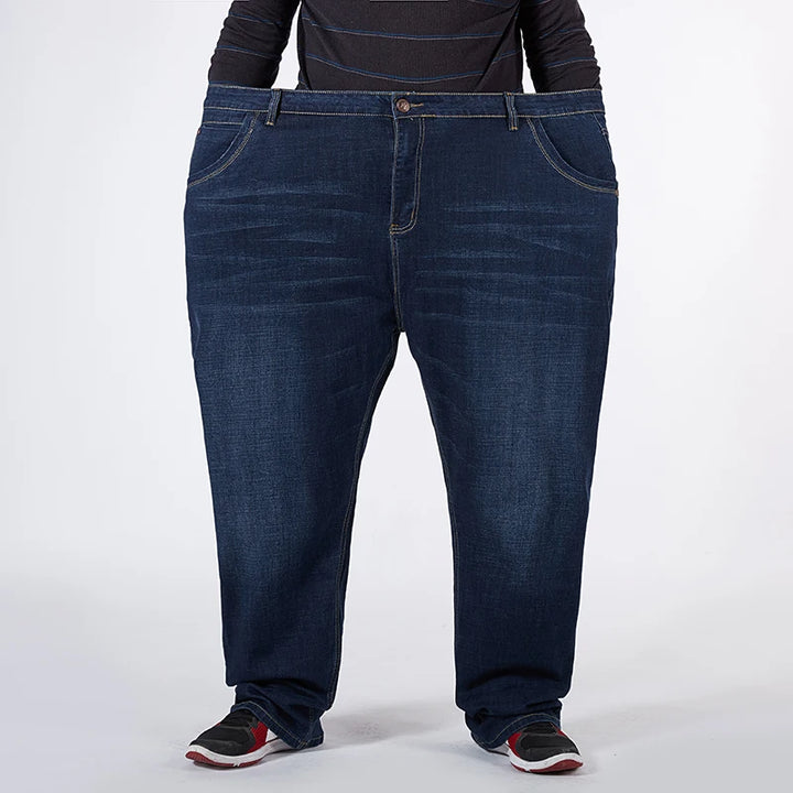 Biggest Size - Premium Stretch Straight-Leg Jeans for Men-HighTouch