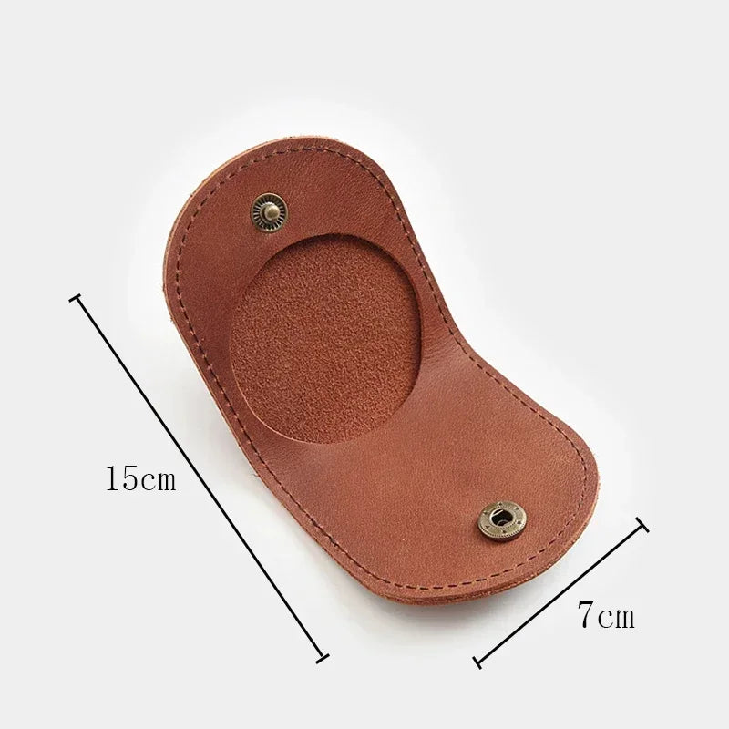 Genuine Leather Mini Coin Wallet