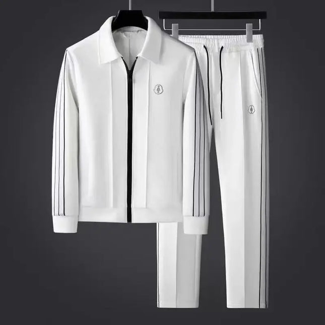 Men’s 2-Piece Tracksuit Set – Full Zip Jacket & Joggers