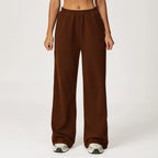 High-Waisted Wide-Leg Yoga & Gym Flared Trousers for Women-HighTouch