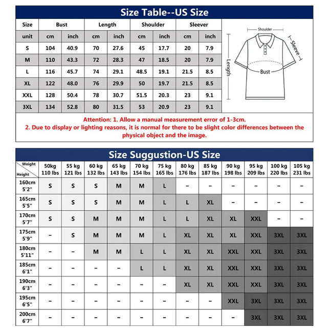Lightweight Men’s Summer Polo – Breathable, Button-Collar Casual Top