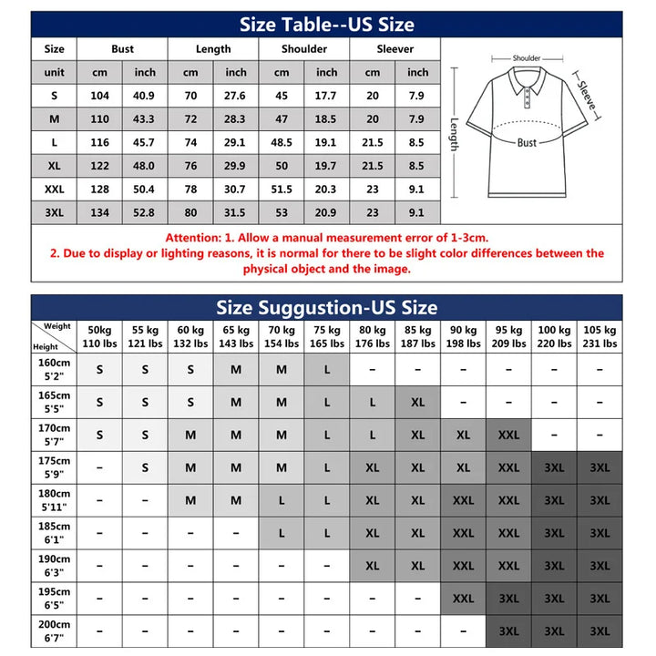 Lightweight Men’s Summer Polo – Breathable, Button-Collar Casual Top-HighTouch