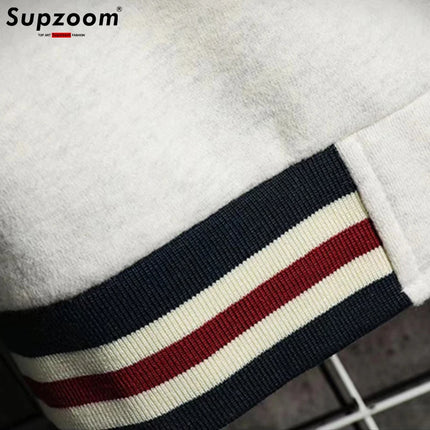 Supzoom Men’s Fleece Bomber Jacket
