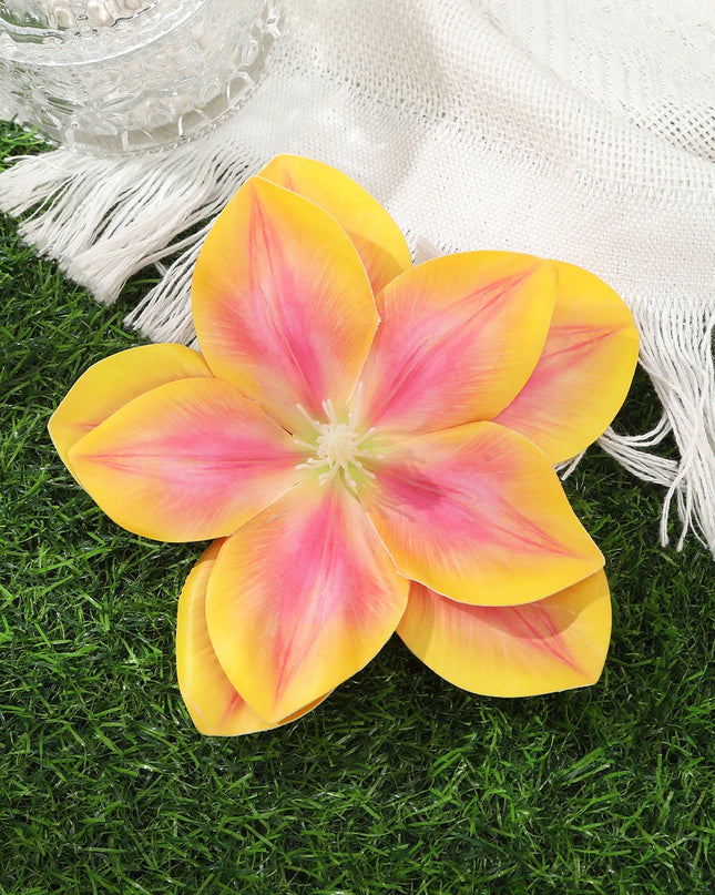 AWAYTR Bohemian Hawaiian Flower Hair Clip – Romantic Side Bash Clip for Women & Girls