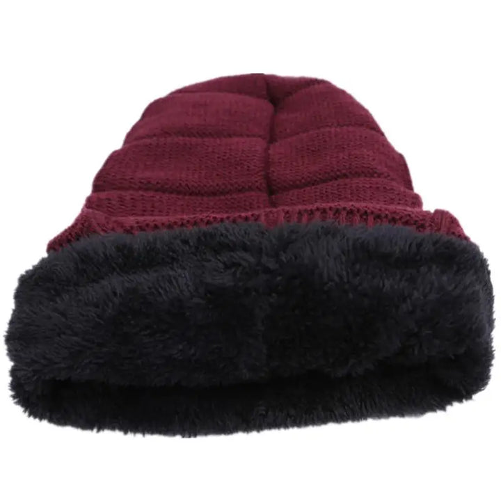 Unisex Label Knitted Beanie-HighTouch