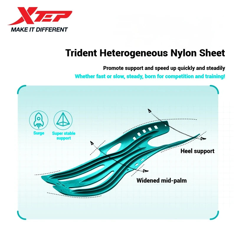 XTEP One-Piece Model 30 Men’s Running Shoes