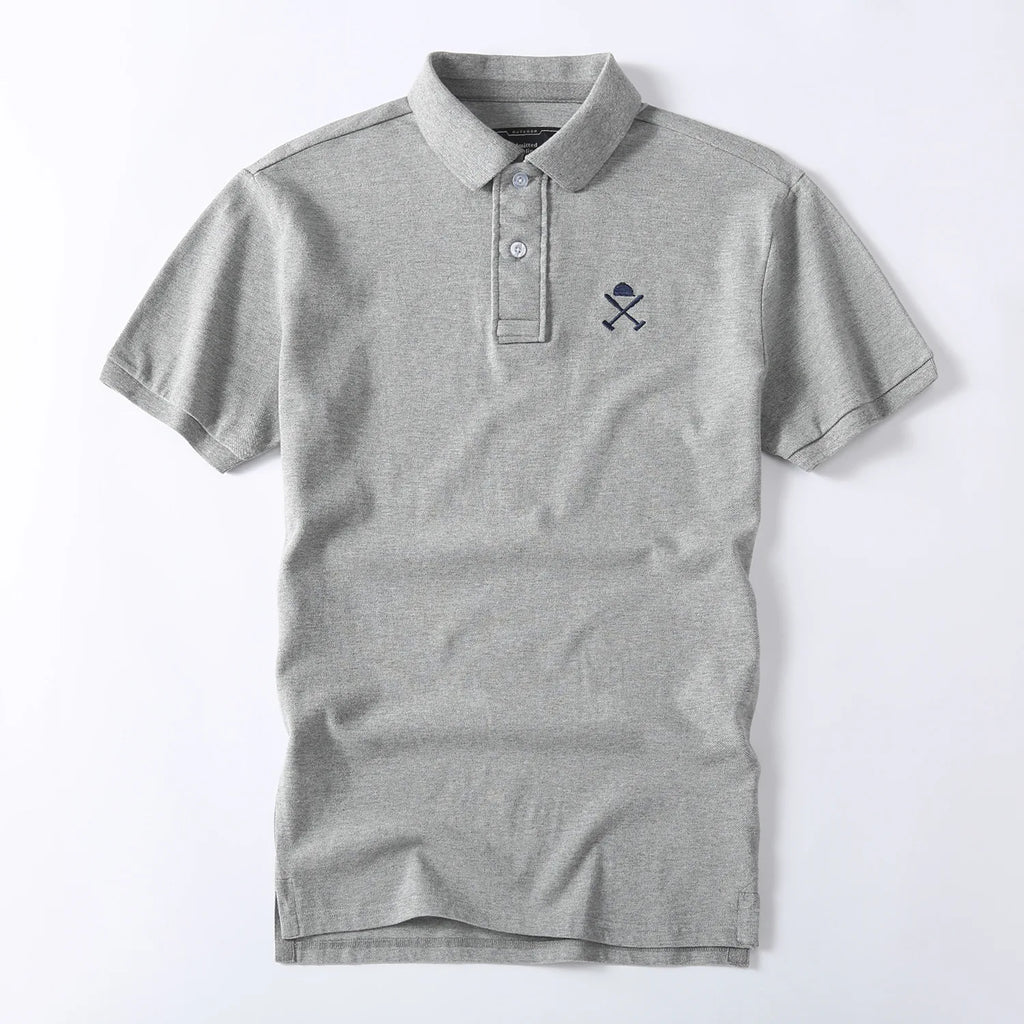 Breathable Camo Polo Tee – Summer Short-Sleeve Casual Men’s-HighTouch