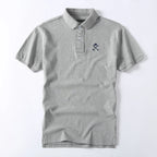 Breathable Camo Polo Tee – Summer Short-Sleeve Casual Men’s-HighTouch