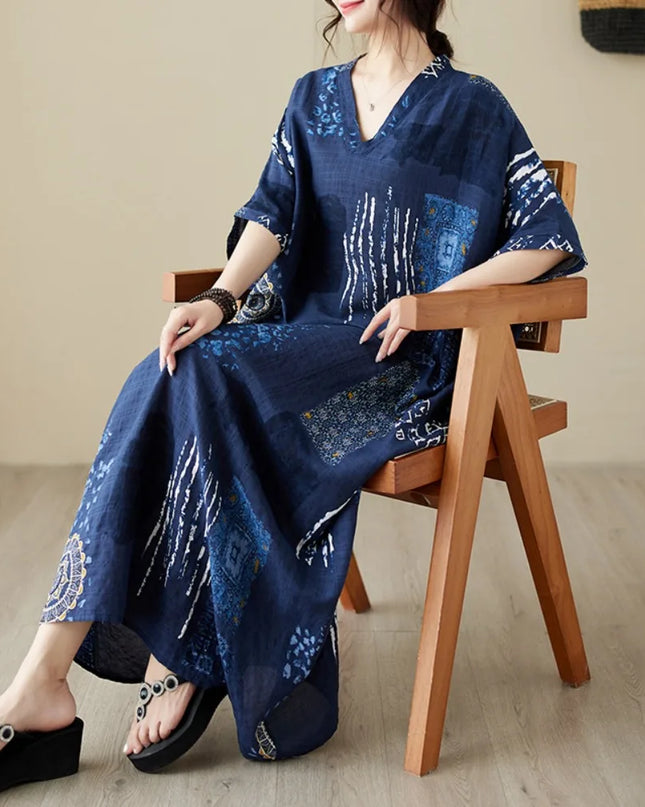 Bohemian Ethnic Summer Dress – Vintage Loose Streetwear