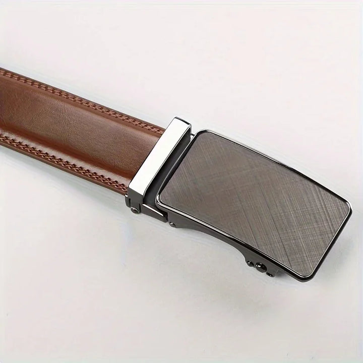 Men's 100% Cowhide Leather Belt | Automatic Buckle