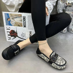 Women’s Retro Mule Loafers-HighTouch