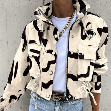 Women’s Street-Chic Button Jacket
