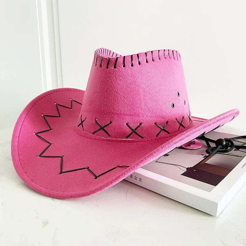 Bride Embellished Cowgirl Hat – Wide-Brim Bridal Fedora-HighTouch