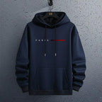 Men’s “Paris” Pullover Hoodie – All-Season Casual Comfort-HighTouch