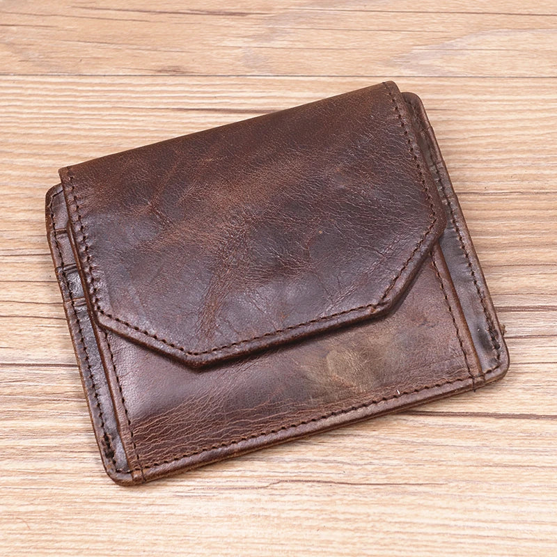 Genuine Cowhide Leather Wallet UK-HighTouch