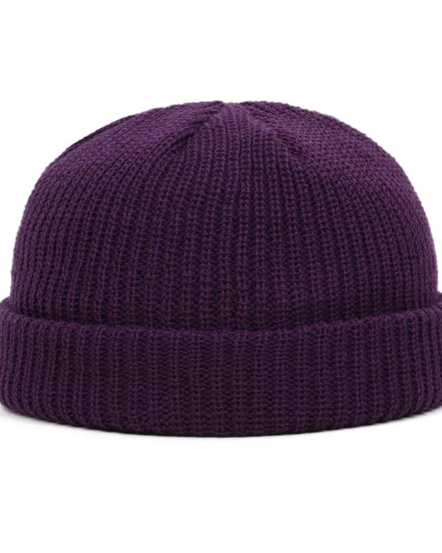 Luxury Winter Knit Beanie – Warm Short Skull Cap (Unisex)