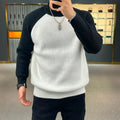 Color-Blocked Pullover Sweater Men