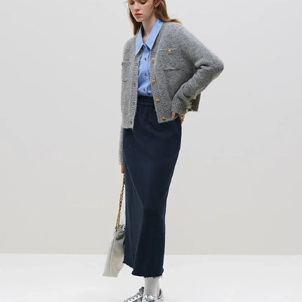 Wool Knit Vest Women