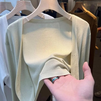 Lightweight Ice Silk Short Sunscreen Cardigan