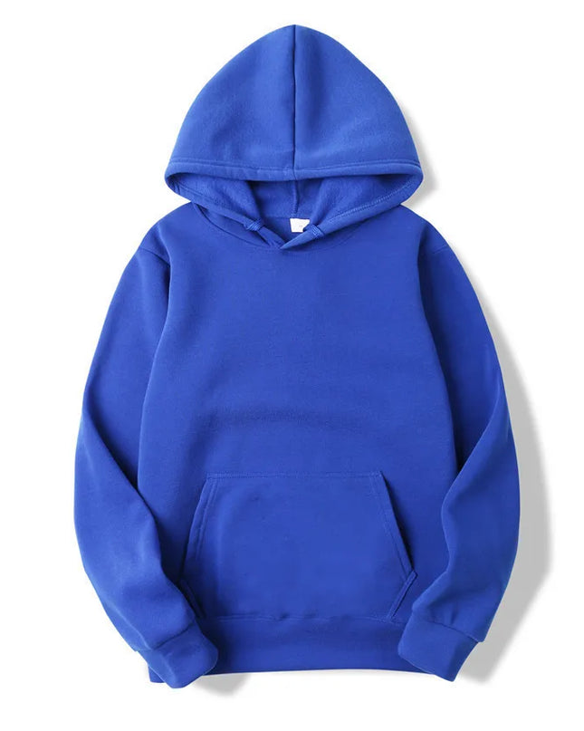 Unisex Solid-Colour Hoodie