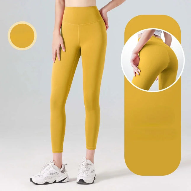 Women’s High-Waisted Fast-Dry Squat-Proof Yoga Leggings – Support & Comfort