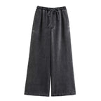 Women’s High-Waist Denim 2-Piece Set-HighTouch