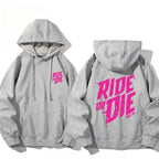 Unisex “Ride or Die” Cotton Hoodie