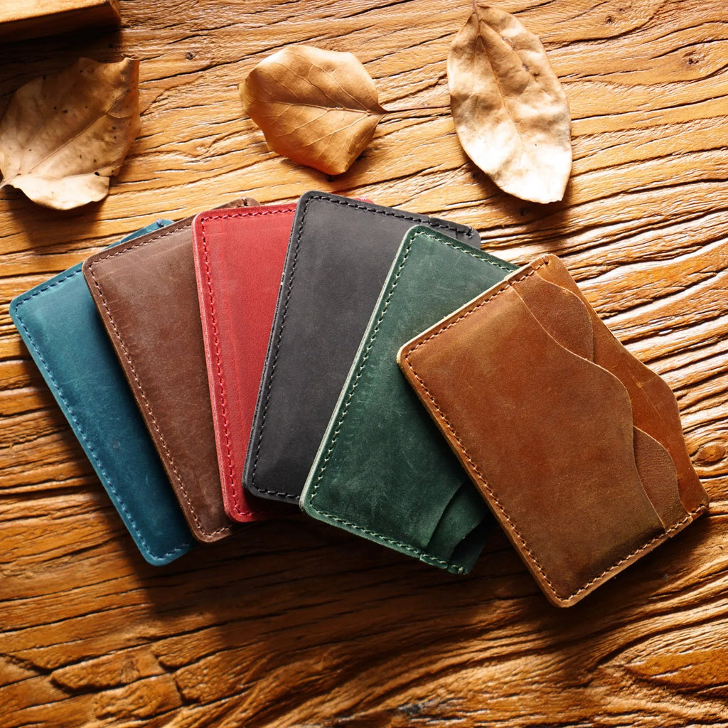 Slim Leather Bifold Wallet