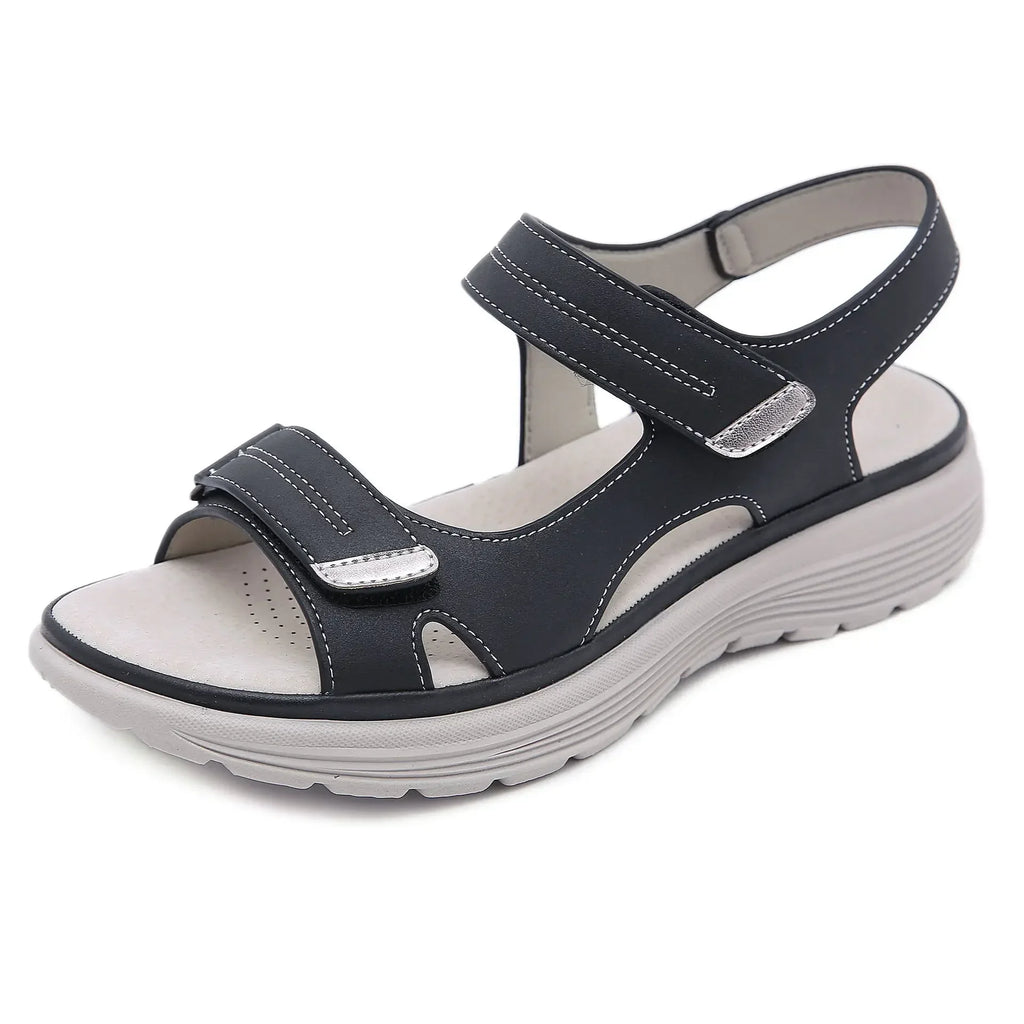 Plus-Size Wedge Platform Sandals Women-HighTouch