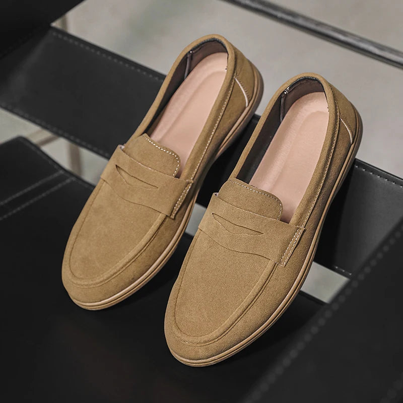 Lightweight Breathable Soft-Sole Slip-On Loafers
