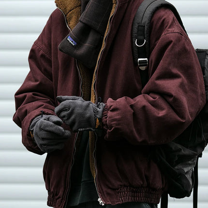 Japanese Vintage Polar Fleece Jacket Men
