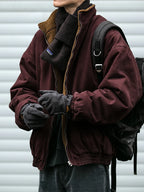 Japanese Vintage Polar Fleece Jacket Men-HighTouch