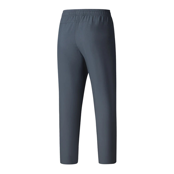 CHRLCK Men Running Pants Jogging Casual Summer Thin Sweatpants Quick Dry Ice Silk Straight Trousers Sports Gym Breathable Unisex-HighTouch