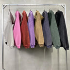 Luxury Batik‑Wash Full‑Zip Street Hoodie