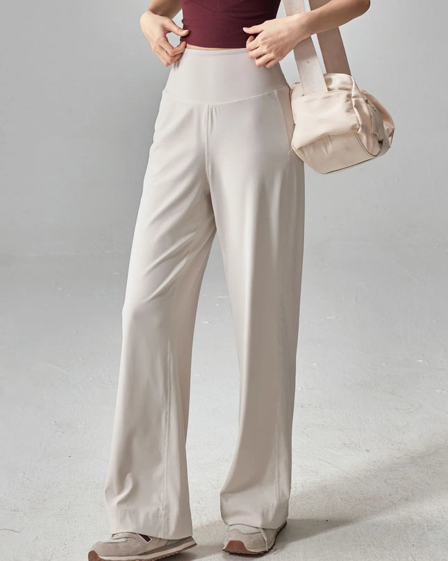 High-Waisted Stretch Lounge Sweatpants with Pockets