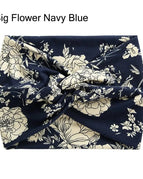 Big Flower Navy Blue