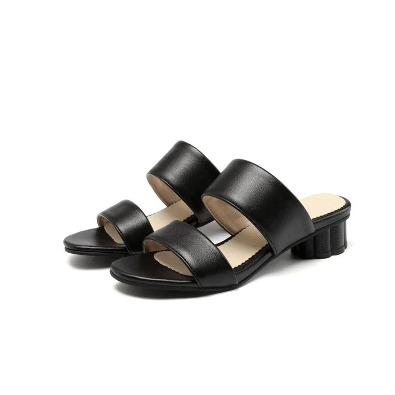 Women’s Open Toe Block Heel Sandals Casual Dressy Summer Shoes-HighTouch