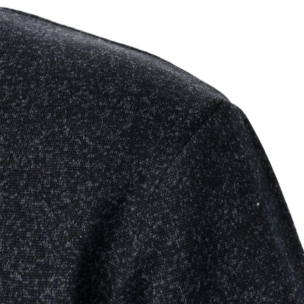 Men’s Stand Collar Knitted Sweater