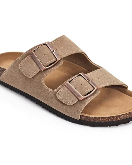 Comwarm Fashion Men's Suede Mules Slippers