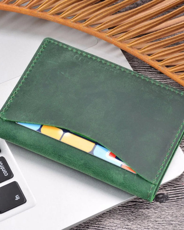 Slim Leather Bifold Wallet
