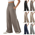 Women’s High-Waisted Wide-Leg Sports Pants-HighTouch