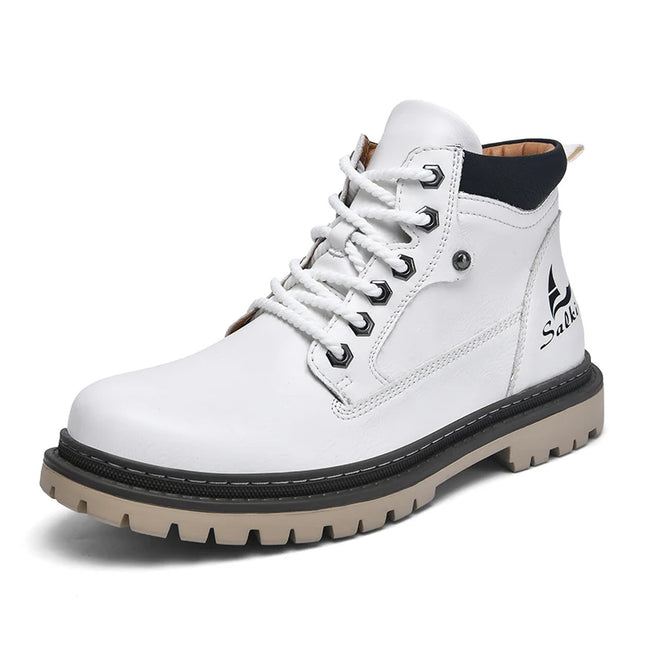 Handmade Leather Ankle Winter Boots UK