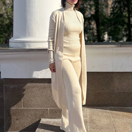 Completo lavorato a maglia in 3 pezzi