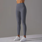 High-Wais Leggings – Buttery-Soft, Sweat-Wicking, with Hidden Pocket-HighTouch