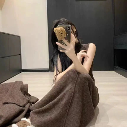 Women’s Knit Dress & Long Cardigan Set