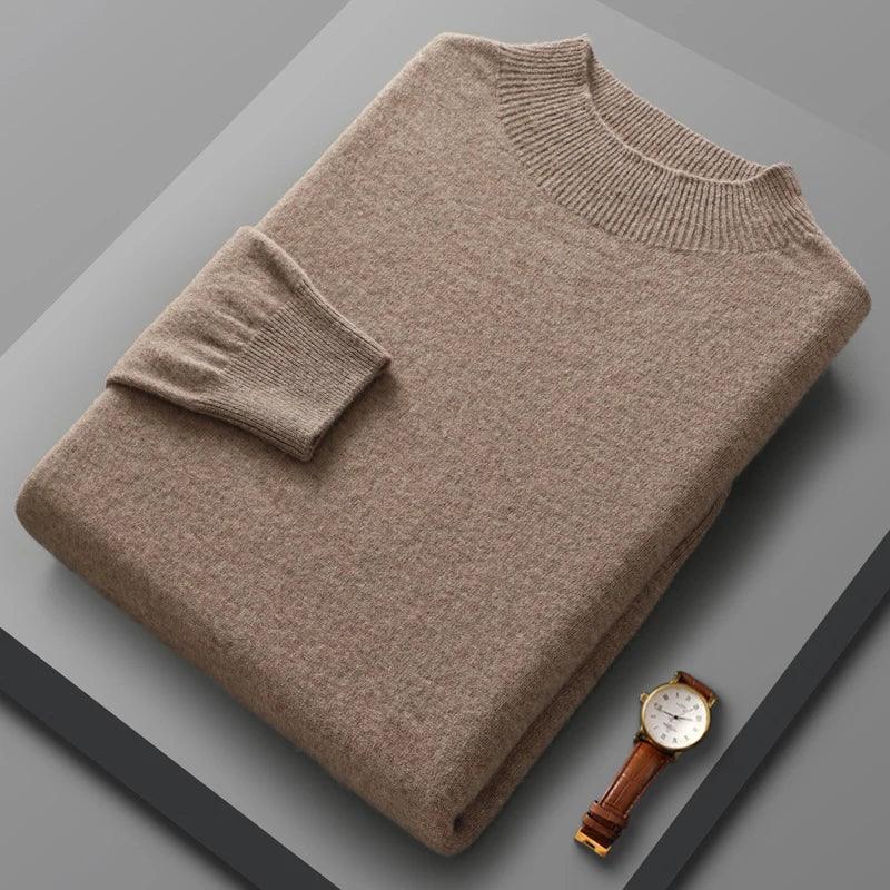 Men's Merino Wool Signature Sweater – Soft & Warm