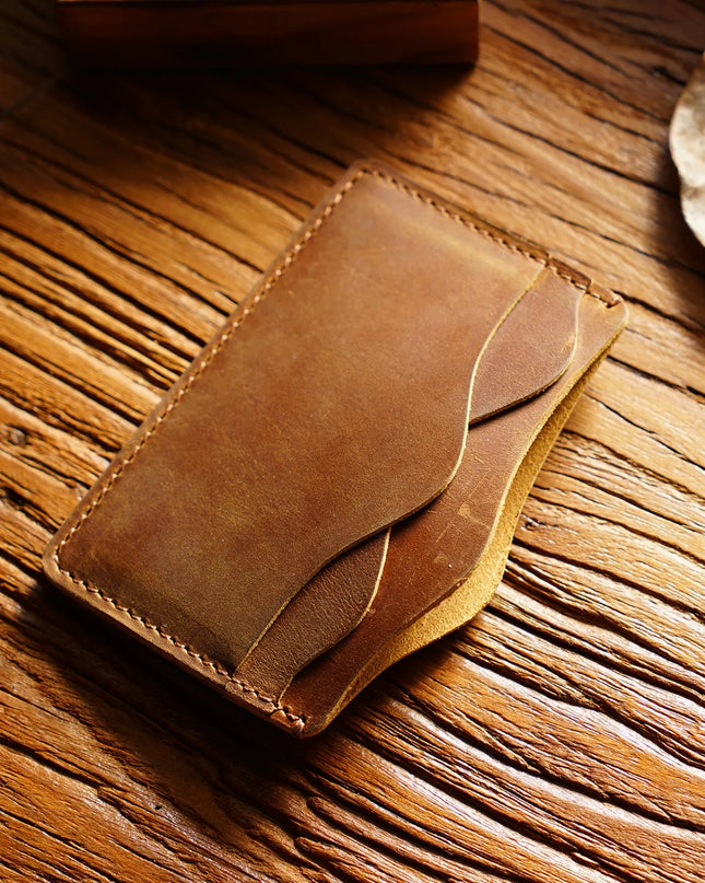 Slim Leather Bifold Wallet