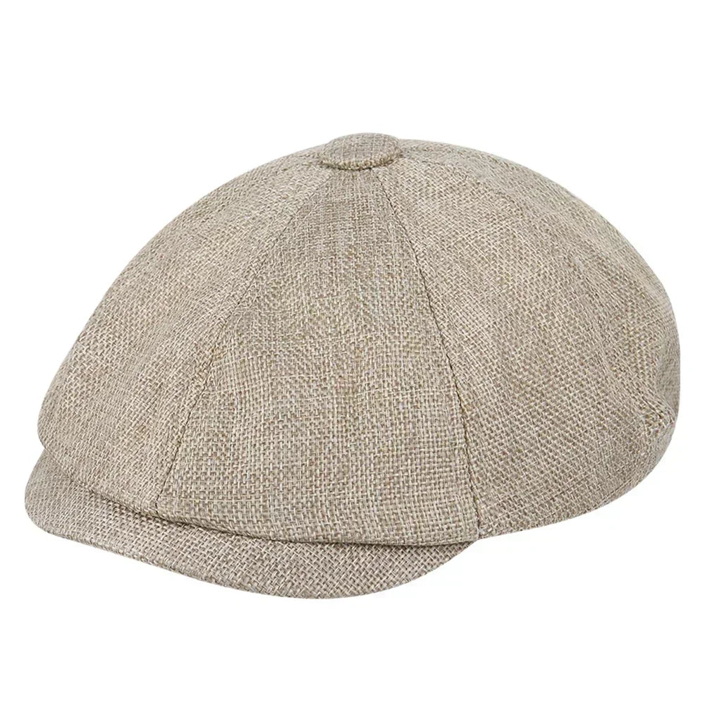 Vintage Tweed Peaky Blinders Flat Cap – Heritage Style Unisex-HighTouch