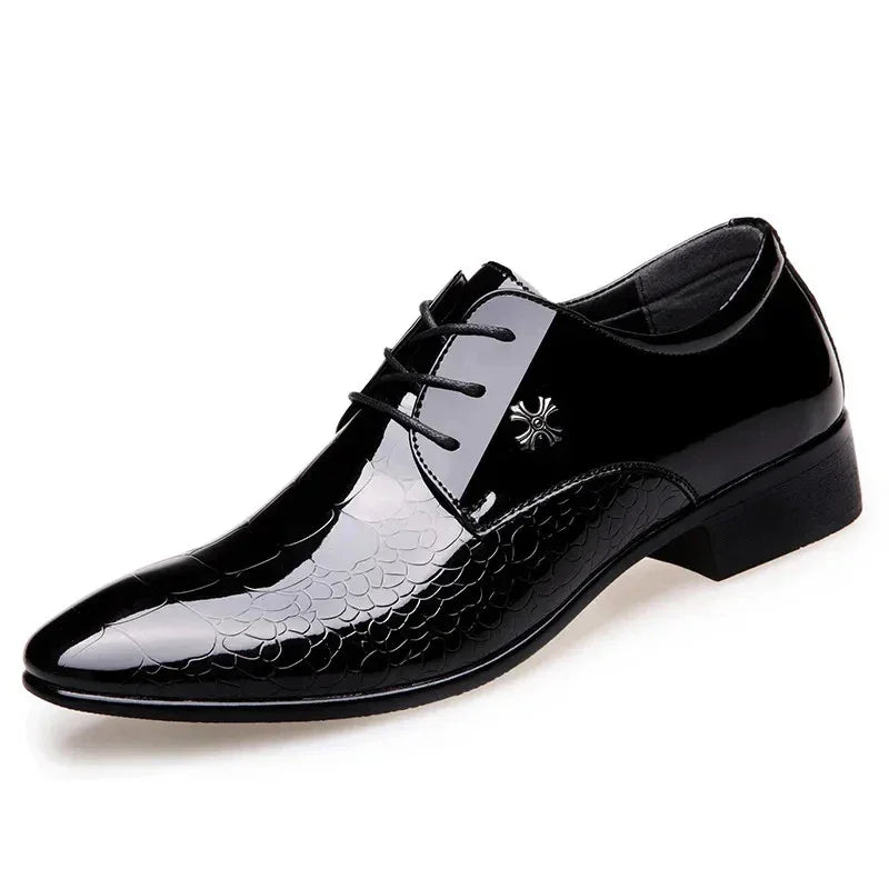 Men’s Patent Leather Dress Shoes for Black Tie